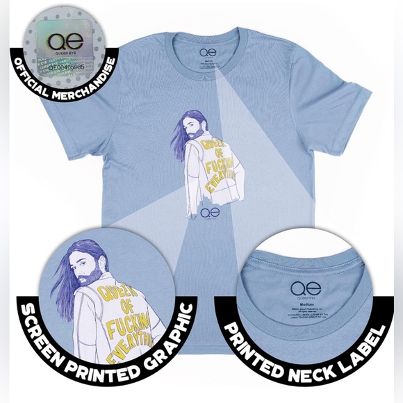 🏳️‍🌈 NWT! QE Queen of F**** Everything Tshirt - Picture 5 of 10